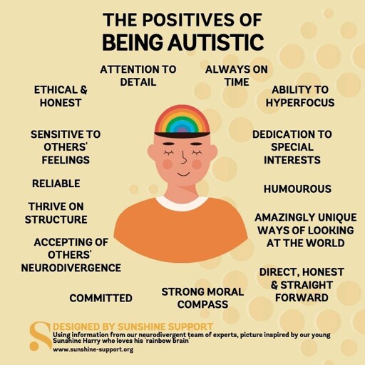 What are the positives of autism?